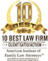 10 Best Law Firm Client Satisfaction