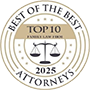 Best of the Best Attorneys Top 10 Family Law Firm 2025